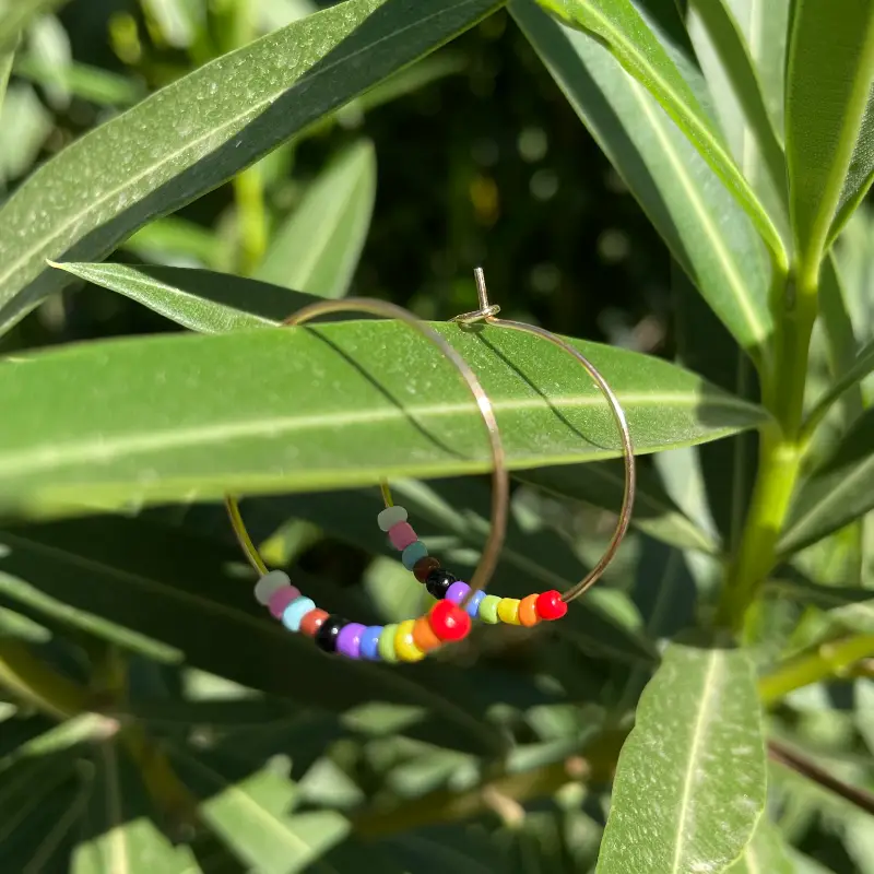 21115-ARITOS-FANTASY-01 Aritos fantasy con cuentas de colores