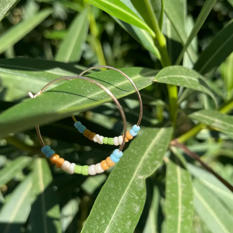 21115-ARITOS-FANTASY-02 Aritos fantasy con cuentas de colores