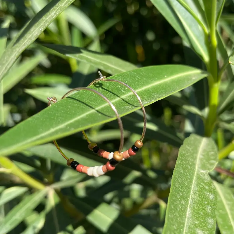 21115-ARITOS-FANTASY-03 Aritos fantasy con cuentas de colores